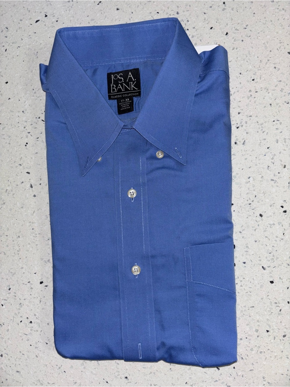 Jos. A. Bank Classic Collection Men's Blue Dress Shirt New